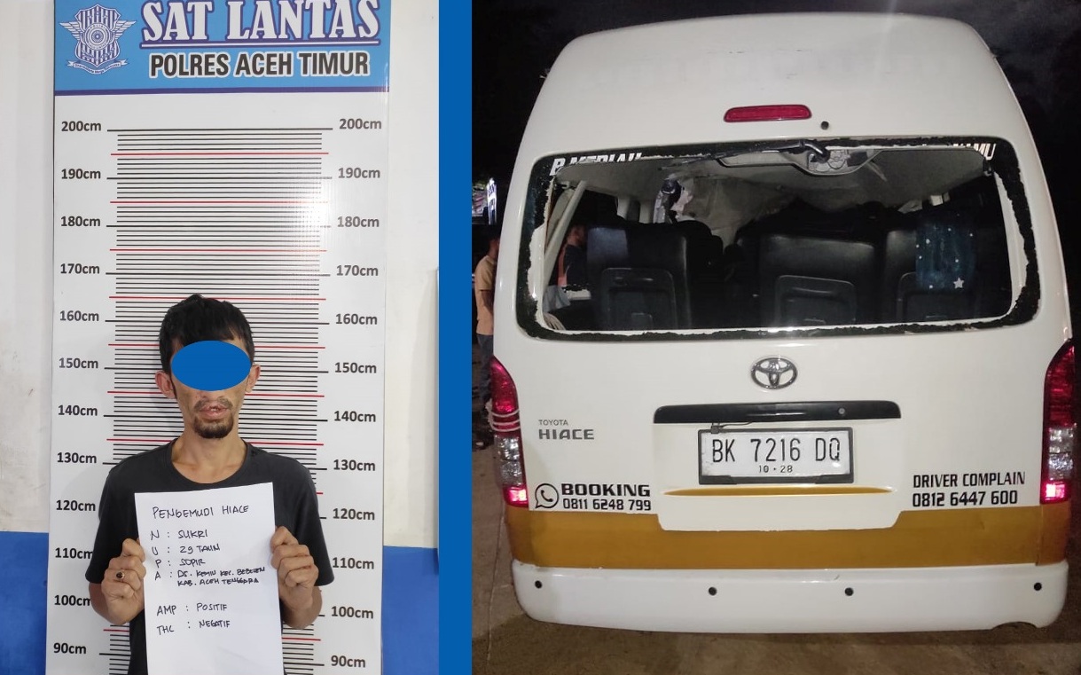 Hasil Tes Urine, Supir Hiace Positif Konsumsi Narkoba